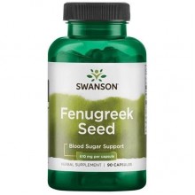 Пажитник Swanson Fenugreek Seed 610 mg 90 Caps