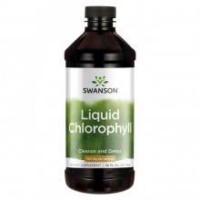 Комплекс для пищеварения Swanson Liquid Chlorophyll 100 mg 16 fl oz 473 ml /31 servings/
