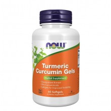 Куркума NOW Foods Turmeric Curcumin Gels 60 Softgels