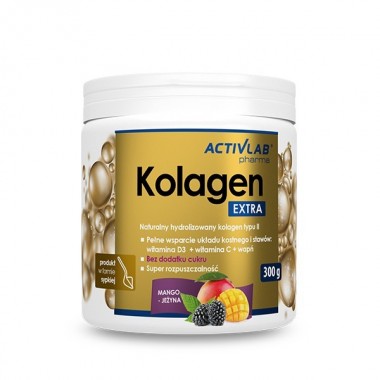 Хондропротектор (для спорта) Activlab Kolagen Extra 300 g /20 servings/ Mango Jezyna