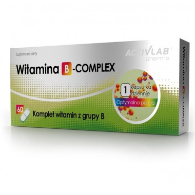 Витамин B для спорта Activlab Vitamin B-Complex 60 Caps