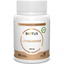 Теанин Biotus L-Theanine 200 mg 60 Caps BIO-531101 Теанин Biotus L-Theanine 200 mg 60 Caps BIO-531101