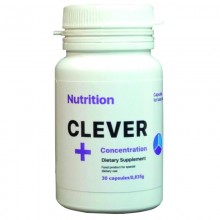 Аминокомплекс для спорта EntherMeal CLEVER + Concentration 30 Caps