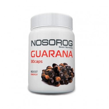 Натуральная добавка для спорта Nosorog Nutrition Guarana 30 Caps