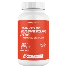 Мультиминералы для спорта Sporter Cal mag zinc MAX 120 Tabs