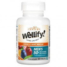 Витаминно-минеральный комплекс 21st Century Wellify, Men's 50+ Multivitamin Multimineral 65 Tabs