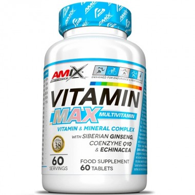 Витаминно-минеральный комплекс для спорта Amix Nutrition Performance Vitamin Max Multivitamin 60 Tabs Витаминно-минеральный комплекс для спорта Amix Nutrition Performance Vitamin Max Multivitamin 60 Tabs