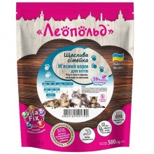Леопольд Рагу в соусе с курицей, печенью и овощами для кошек, пауч 500 г (12шт/уп)