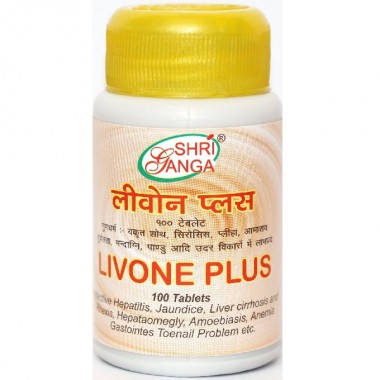 Комплекс для профилактики работы печени Shri Ganga Livone Plus 100 Tabs