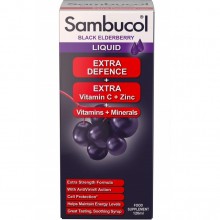 Бузина Sambucol Black Elderberry Extra Defence 120 ml /12 servings/ Бузина Sambucol Black Elderberry Extra Defence 120 ml /12 servings/