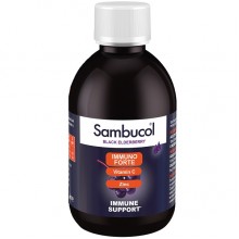 Бузина Sambucol Black Elderberry Immuno Forte + Vitamin C + Zinc 230 ml /46 servings/ Бузина Sambucol Black Elderberry Immuno Forte + Vitamin C + Zinc 230 ml /46 servings/