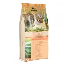 Carpathian Adult 7+ Для кошек пожилого возраста. С курицей и палтусом. Для выведения шерсти. 1,5 кг.