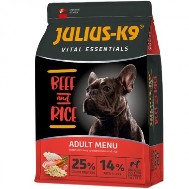  Julius K-9 Говядина и Рис Beef&Rice для собак. (3кг)