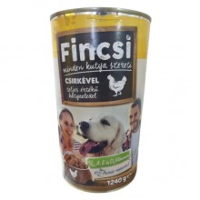 Fincsi Курица, Консерва для собак, 1,24 кг