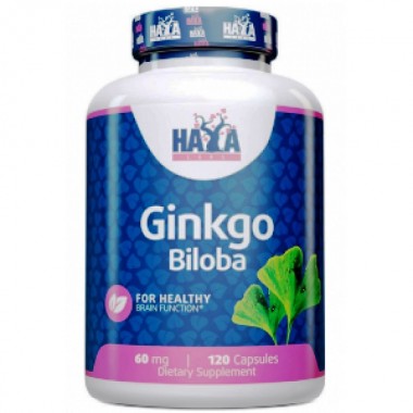 Гинкго Билоба Haya Labs Ginkgo Biloba 60 mg 120 Caps