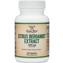 Смесь экстрактов Double Wood Citrus Bergamot Extract 1000 mg (2 caps per serving) 60 Caps