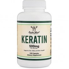 Комплекс для кожи, волос, ногтей Double Wood Keratin 500 mg (2 caps per serving) 120 Caps