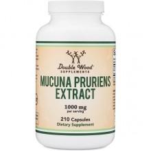 Комплекс для профилактики нервной системы Double Wood Mucuna Pruriens Extract  1000 mg (2 caps per serving) 210 Caps