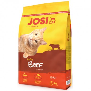 JosiCat Tasty Beef (говядина) сухой корм для кошек (27.5/9), 10 кг  JosiCat Tasty Beef (говядина) сухой корм для кошек (27.5/9), 10 кг