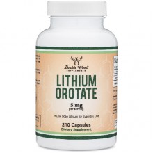Микроэлемент Литий Double Wood Lithium Orotate 5 mg 210 Caps