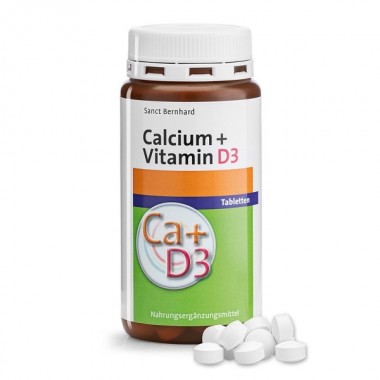 Витаминно-минеральный комплекс Sanct Bernhard Calcium 400 mg + VITAMIN D3 400 IU 100 mcg 150 Tabs