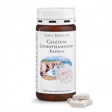 Микроэлемент Кальций Sanct Bernhard Calcium Lithothamnium 180 mg 120 Caps