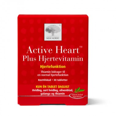 Комплекс для профилактики работы сердца New Nordic Active Heart 30 Tabs