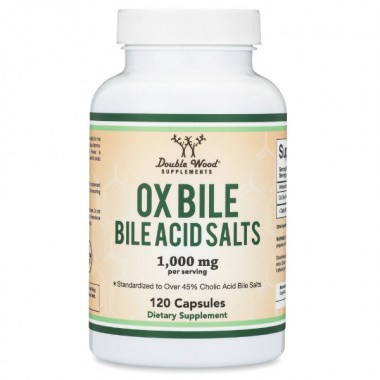 Комплекс для профилактики работы печени Double Wood Ox Bile Acid Salts 1000 mg 120 Caps