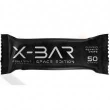 Протеиновый батончик Powerful Progress Protein Bar "X-BAR" SPACE EDITION Black box Military Edition 24 х 50 g Peanut Drops Протеиновый батончик Powerful Progress Protein Bar "X-BAR" SPACE EDITION Black box Military Edition 24 х 50 g Peanut Drops