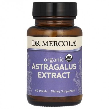 Корень астрагала Dr. Mercola Organic Astragalus Extract 60 Tabs