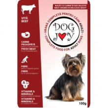 Dog Joy с говядиной в соусе, 100 г, пауч, 24шт/уп, цена за шт.