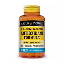 Мультивитамины Mason Natural E, C & Beta Carotine Antioxidant Formula 60 Tabs Мультивитамины Mason Natural E, C & Beta Carotine Antioxidant Formula 60 Tabs