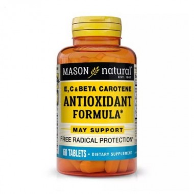 Мультивитамины Mason Natural E, C & Beta Carotine Antioxidant Formula 60 Tabs
