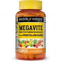 Витаминно-минеральный комплекс Mason Natural Megavite Fruits & Veggies 60 Caplets