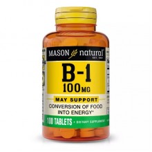 Тиамин Mason Natural Vitamin B1 100 mg 100 Tabs Тиамин Mason Natural Vitamin B1 100 mg 100 Tabs