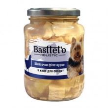 Basttet'o Holistic для собак 360г Кусочки филе курицы в желе