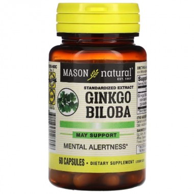 Гинкго Билоба Mason Natural Ginkgo Biloba 60 Caps