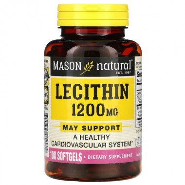 Лецитин Mason Natural Lecithin 1200 mg 100 Caps
