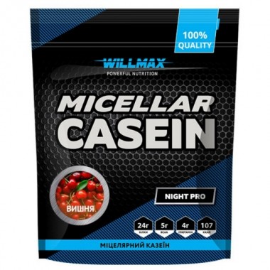 Протеин Willmax Micellar Casein 900 g /30 servings/ Cherry