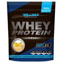 Протеин Willmax Whey Protein 65 1000 g /25 servings/ Banana