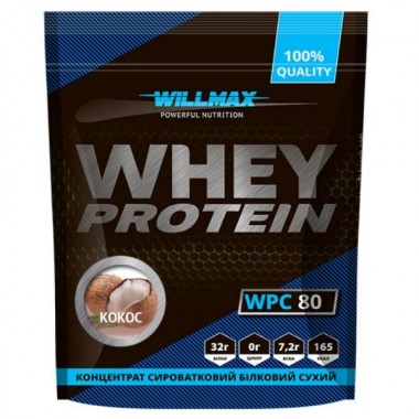Протеин Willmax Whey Protein 80 920 g /23 servings/ Coconut