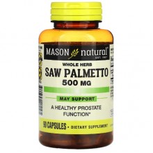 Экстракты ягод сереноа Mason Natural Saw Palmetto 500 mg 90 Caps Экстракты ягод сереноа Mason Natural Saw Palmetto 500 mg 90 Caps