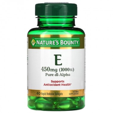 Витамин E Nature's Bounty Vitamin E 1000 IU 60 Caps Витамин E Nature's Bounty Vitamin E 1000 IU 60 Caps