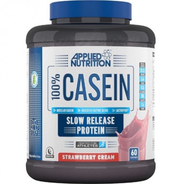 Протеин Applied Nutrition 100% Casein 1800 g /60 servings/ Strawberry Протеин Applied Nutrition 100% Casein 1800 g /60 servings/ Strawberry