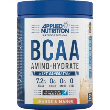 Аминокислота BCAA для спорта Applied Nutrition Bcaa Amino Hydrate 450 g /32 servings/ Orange Mango