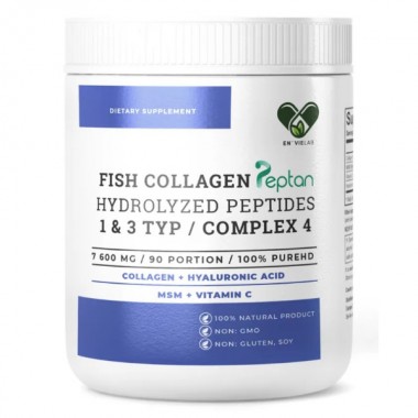 Коллаген En`vie Lab Fish Collagen Complex 4 (1&3 TYPE) 684 g /90 servings/ Pure