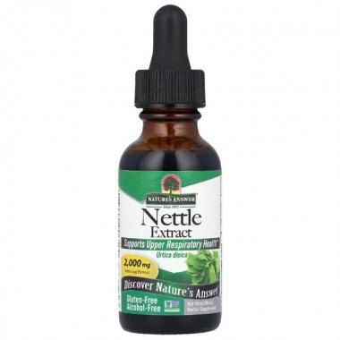 Комплекс для здоровья предстательной железы Nature's Answer Nettle Extract 2000 mg Alcohol-Free 30 ml /15 servings/