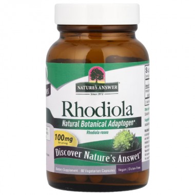 Радиола Nature's Answer Rhodiola 100 mg 60 Veg Caps