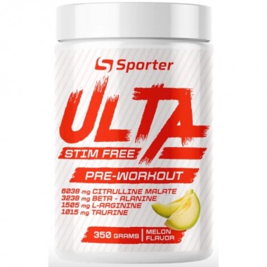 Комплекс до тренировки Sporter Ulta Ulta Stim Free 350 g /25 servings/ Melon