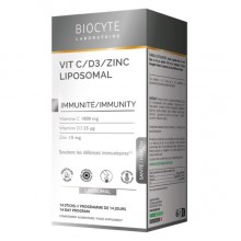 Витаминно-минеральный комплекс Biocyte VITAMINE C-D3-Zink Liposomal 14 sticks Pineapple